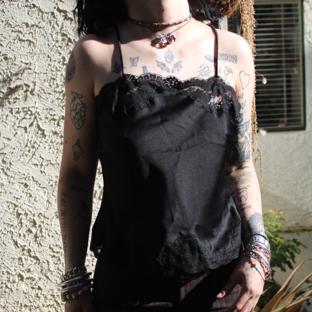 Vintage Christian Dior Black Camisole